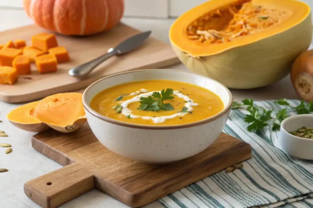 Does butternut squash need to be peeled for soup