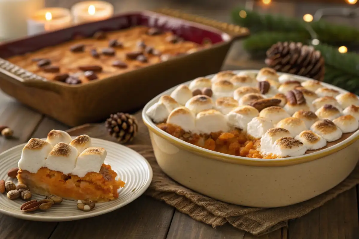 Old fashioned sweet potato casserole