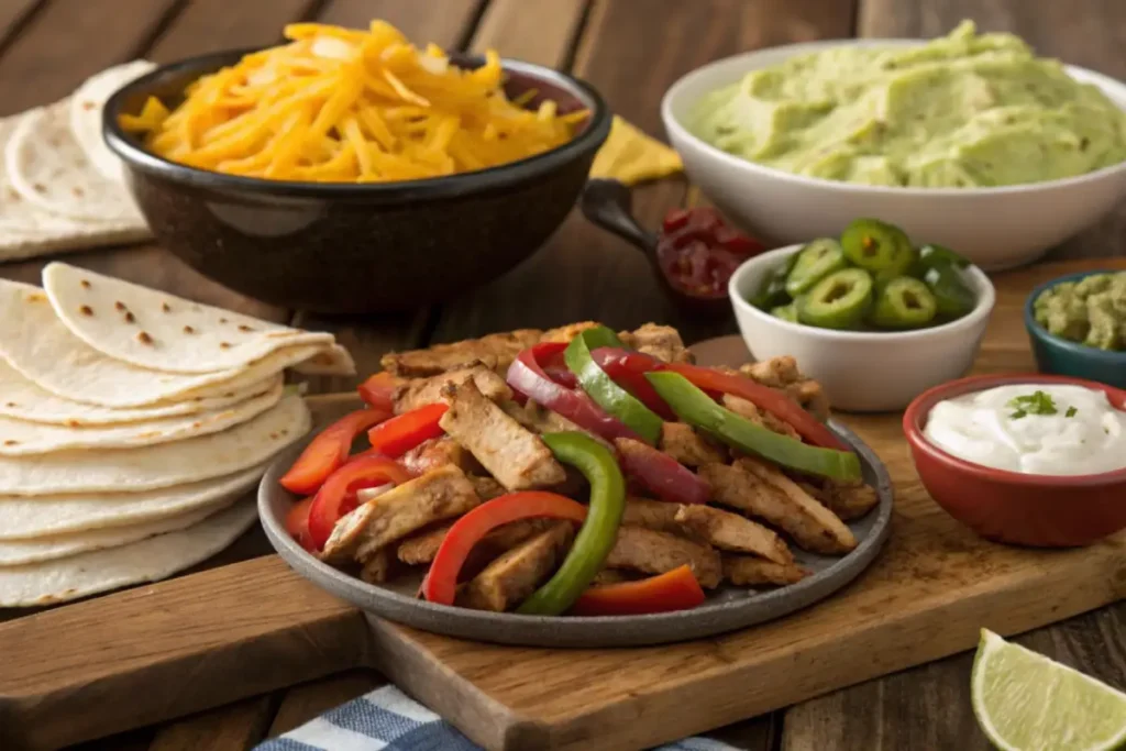 What do you put on a fajita?