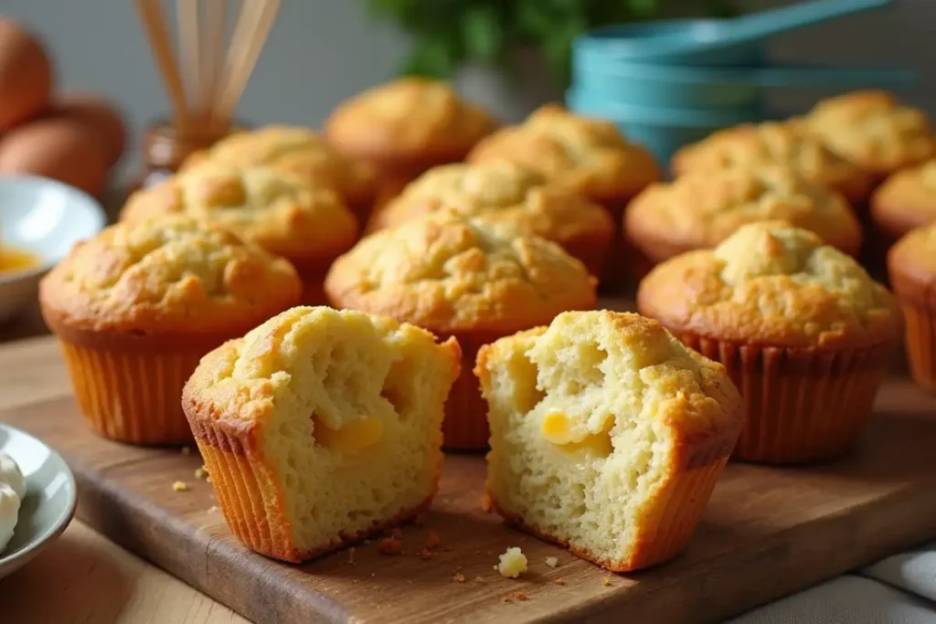 What is the secret to moist muffins?