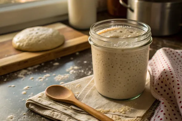 Active sourdough starter for San Francisco bread recipe